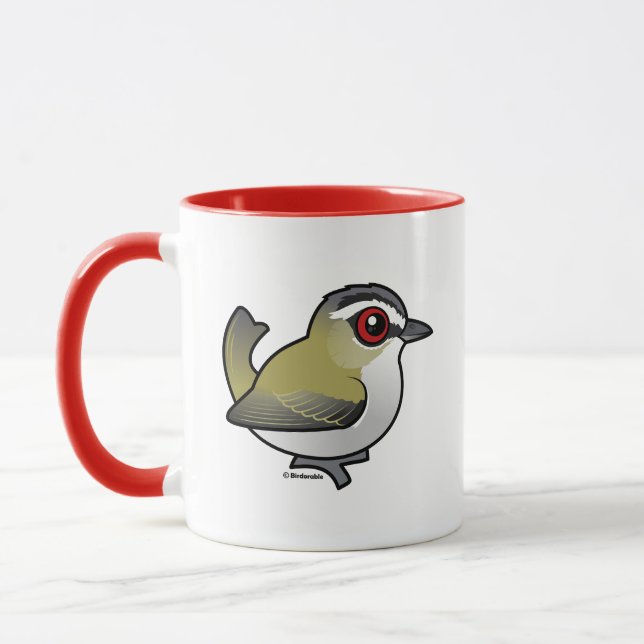 Taza Vireo dorable de ojos rojos (Izquierda)