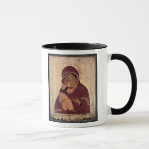 Taza Virgen de Umilenie de Wladimir, escuela de Moscú