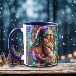 Taza Virgen María y el Bebé Jesús Cristóbal Manchado