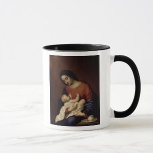 Taza Virgen y niño, 1658