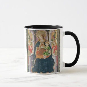 Taza Virgen y niño con los músicos del ángel