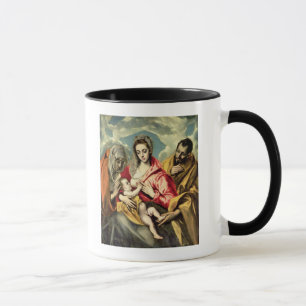 Taza Virgen y niño con los SS. Anne y José