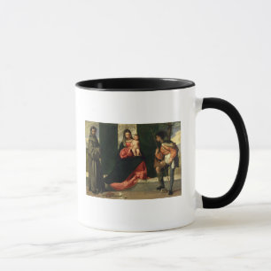 Taza Virgen y niño con St Anthony de Padua