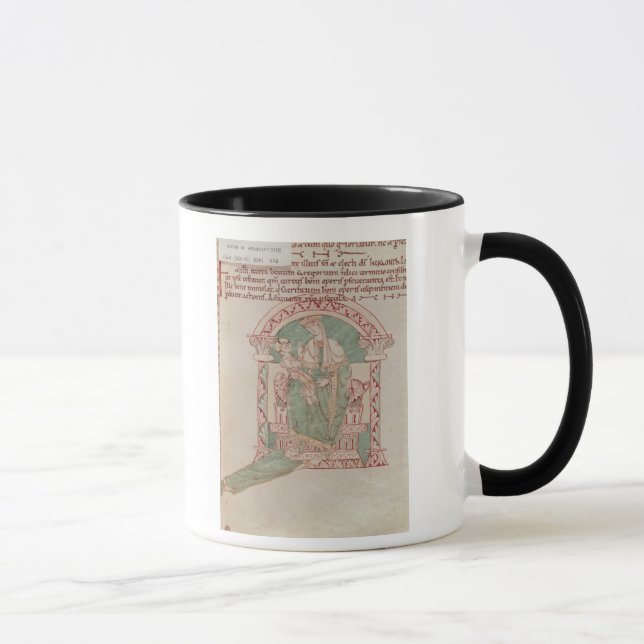 Taza Virgen y niño con St Gregory el grande (Derecha)