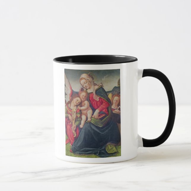 Taza Virgen y niño y músicos del ángel (Derecha)