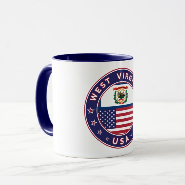 Taza Virginia Occidental (Anverso izquierdo)
