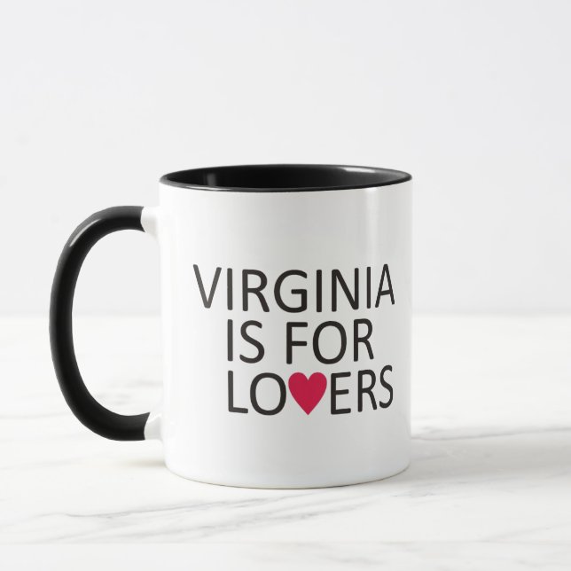 Taza Virginia State T shirt Virginia Home Tee Virginia (Izquierda)