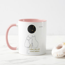 Taza Virgo + Cat + Coffee – Custom Mug