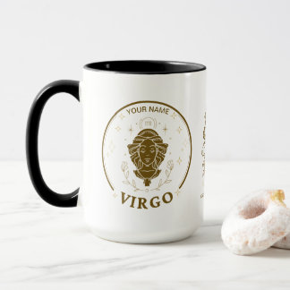 Taza Virgo personalizado Zodiac 15 oz Café Mug