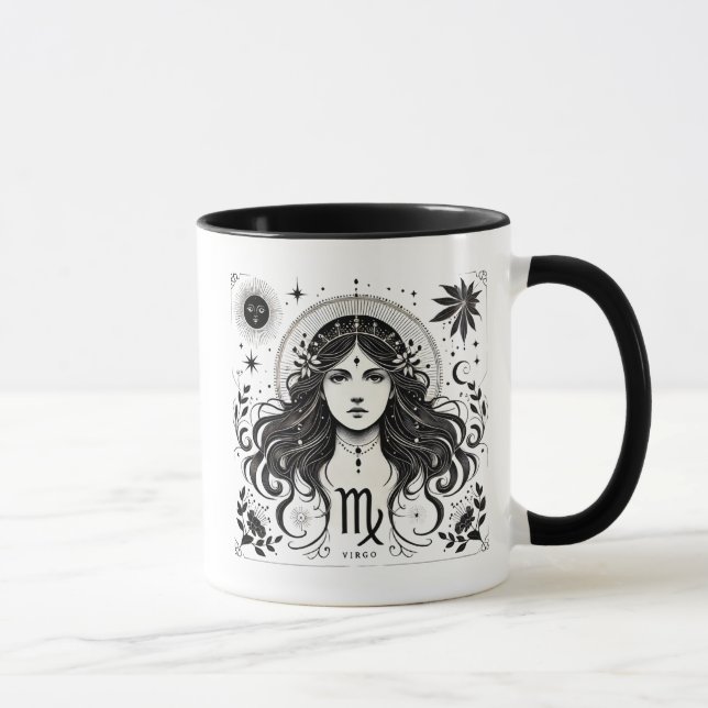 Taza Virgo Zodiac Astrology Gift (Derecha)