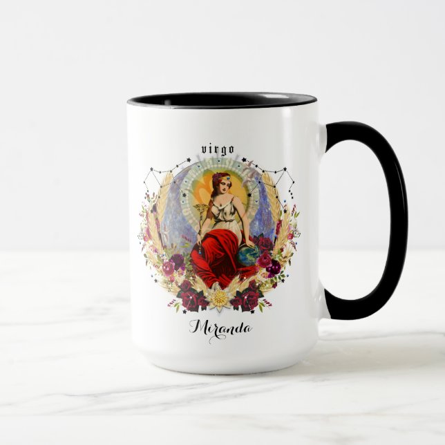 Taza Virgo Zodiac Cumpleaños (Derecha)