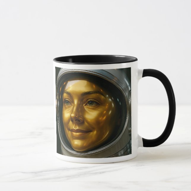 Taza Visage femme astronaute  (Derecha)