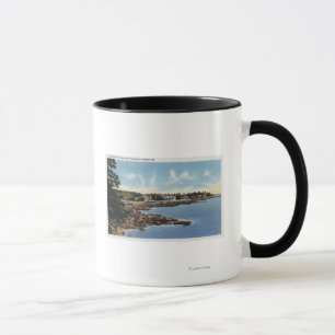 Taza Visión a lo largo del punto del océano, hogares