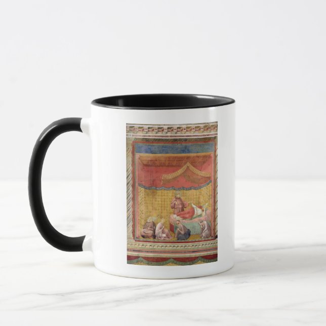 Taza Vision de papa Gregorio IX 1297-99 (Izquierda)