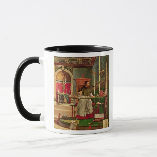 Taza Vision de St Augustine, 1502-08 (Izquierda)