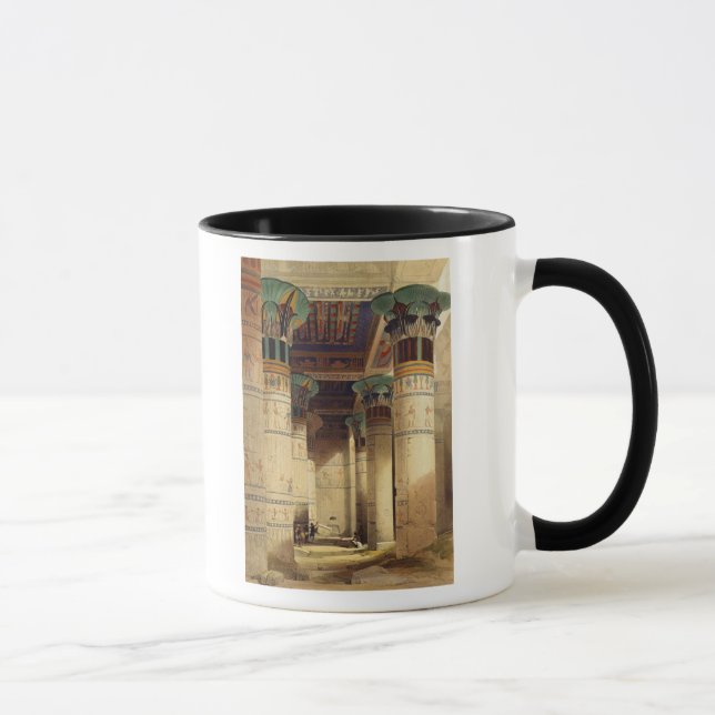 Taza Visión debajo del pórtico magnífico, Philae (Derecha)