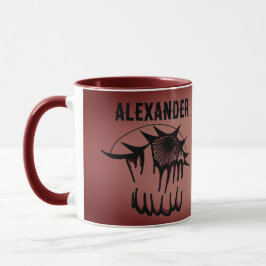 Taza Visión Psicodélica de Captura de Sangre Personaliz