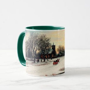 Taza Víspera, arte fino, Mug
