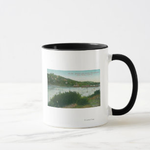Taza Vista aérea de la bahía del belvedere, belvedere