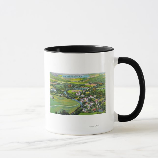 Taza Vista aérea de la ciudad (Derecha)
