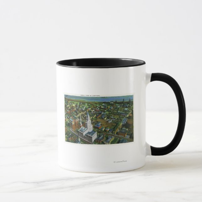 Taza Vista aérea de la ciudad 2 (Derecha)