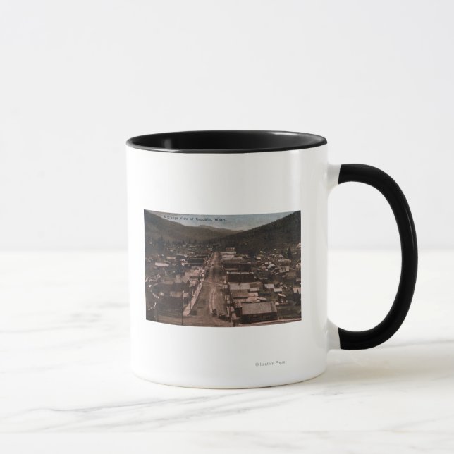 Taza Vista aérea de la ciudad 3 (Derecha)