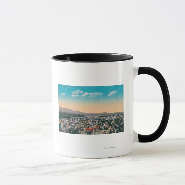 Taza Vista aérea de la Ciudad Coeur d'Alene, ID (Derecha)
