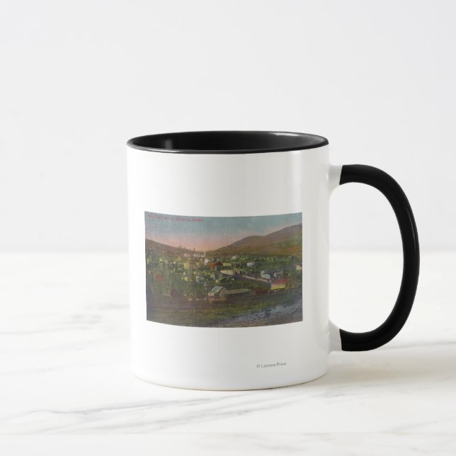 Taza Vista aérea de la ciudad de Juliaetta, ID (Derecha)
