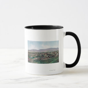 Taza Vista aérea de la ciudad de las colinas