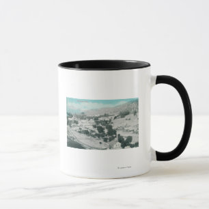 Taza Vista aérea de la ciudad de Mariposa, CA