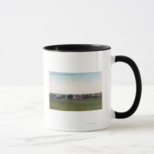 Taza Vista aérea de la ciudad de Sharon Springs, KS (Derecha)