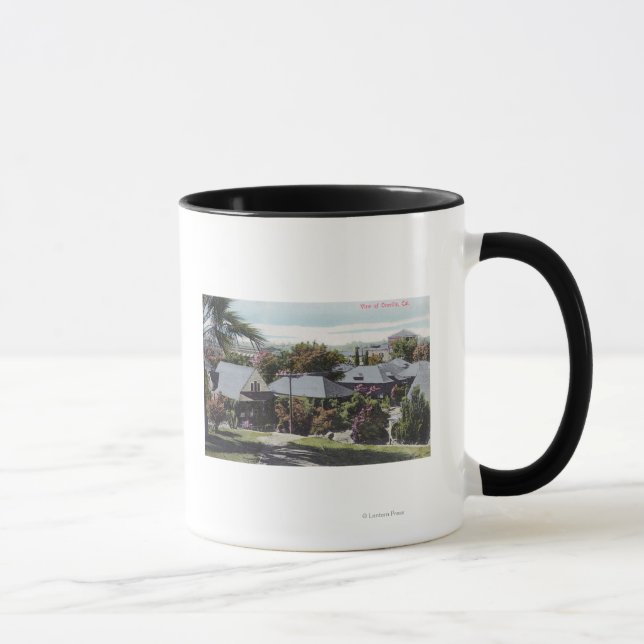 Taza Vista aérea de la Residencia SecciónOroville, CA (Derecha)