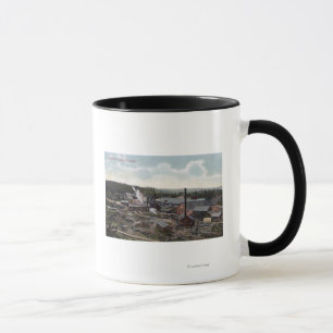 Taza Vista aérea de molinos de papel