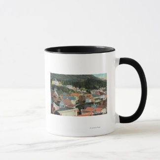 Taza Vista aérea de una sección de la ciudad