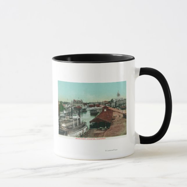 Taza Vista aérea de WaterfrontStockton, CA (Derecha)