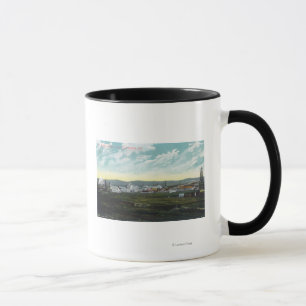 Taza Vista aérea del aceite FieldsCoalinga, CA del