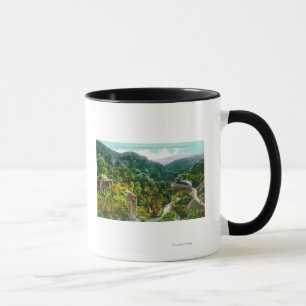 Taza Vista aérea del barranco, Trai pacífico meridion