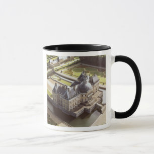 Taza Vista aérea del castillo francés, diseñada para