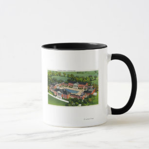 Taza Vista aérea del centro de ocio del balneario de