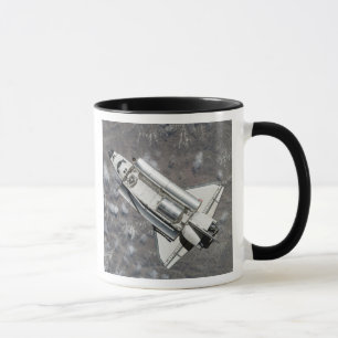 Taza Vista aérea del descubrimiento del transbordador