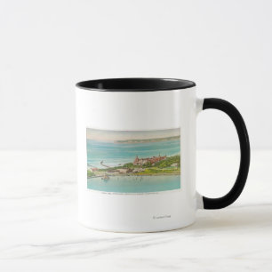Taza Vista aérea del Hotel del Coronado