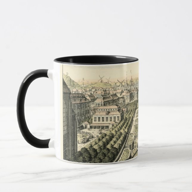 Taza Vista aérea del Jardín Formal por Eric Dahlbergh (Izquierda)