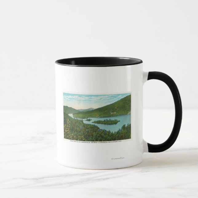 Taza Vista aérea del lago (Derecha)