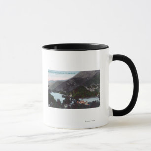 Taza Vista aérea del LakesMidlake azul, CA