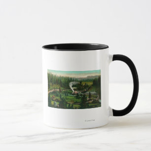 Taza Vista aérea del lazo de Cantara