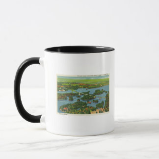 Taza Vista aérea del puente internacional