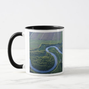 Taza Vista aérea del río Rojo del Norte