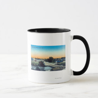 Taza Vista aérea del sur de TownPorterville, CA
