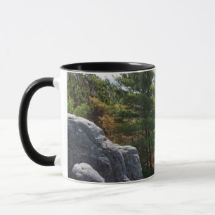 Taza Vista al valle del bosque
