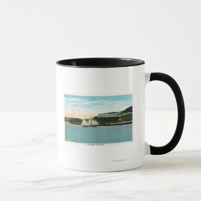 Taza Vista costera de Fort Knox (Derecha)